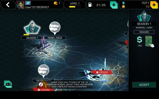 Cyberline Racing android App screenshot 3